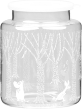 Moomin Glass Jar In The Woods Home Kitchen Kitchen Storage Kitchen Jars Nude Moomin*Betinget Tilbud
