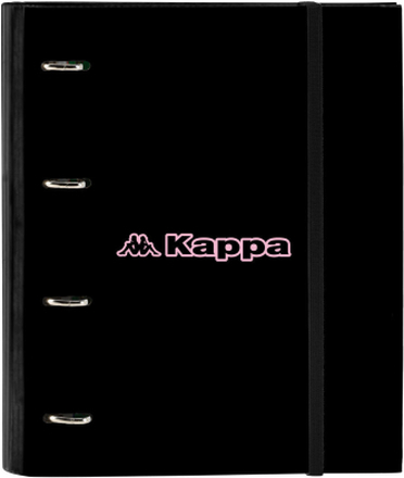 Ringpärm Kappa Silver pink Svart Rosa 27 x 32 x 3.5 cm