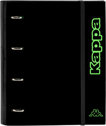 Ringpärm Kappa Black Grön Svart 27 x 32 x 3.5 cm