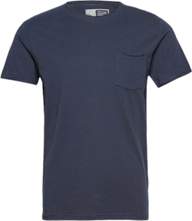 Sdgaylin Ss Tops T-Kortærmet Skjorte Blue Solid