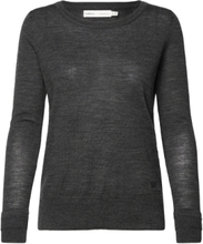 Nora O-Neck Pullover Tops Knitwear Jumpers Grey InWear