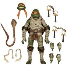 NECA TMNT x Universal Monsters Michelangelo as The Mummy Ultimate 7 Inch Action Figure