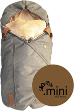 Sleepbag Mini babysovepose 0-2år - Grå mélange-brun