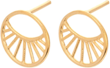 Daylight Earsticks 11 Mm Accessories Jewellery Earrings Studs Gull Pernille Corydon*Betinget Tilbud