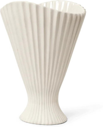 Fountain Vase keramik vit Ferm Living