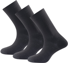 Devold Daily Light Sock 3-pack Black Vardagsstrumpor 41-45