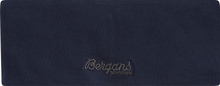 Bergans Junors' Cotton Headband Navy Blue/Solid Dark Grey Mössor OneSize