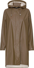 Ilse Jacobsen Women's Raincoat Detachable Hood Cub Brown Regnjackor 36