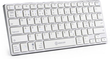 Voxicon Ultra-slim Bt 400 Trådløs Tastatur Nordisk Hvid; Sølv