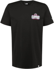 NEW ERA NBA Los Angeles Clippers Neon Herren Baumwoll-Shirt trendiges Basketball-Shirt 12827211 Schwarz