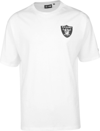 NEW ERA NFL Las Vegas Raiders Herren Baumwoll-Shirt trendiges Kurzarm-Shirt 60284778 Weiß