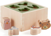 Sorter Box Edvin Toys Baby Toys Educational Toys Sorting Box Toy Beige Kid's Concept*Betinget Tilbud