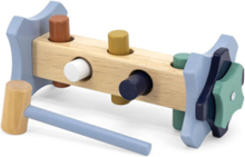 Hammer Bench Toys Baby Toys Educational Toys Hammer Bench Toy Multi/mønstret Magni Toys*Betinget Tilbud