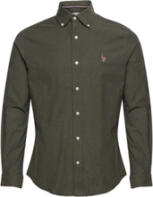Uspa Shirt Flex Calvert Men Skjorte Uformell Grønn U.S. Polo Assn.*Betinget Tilbud