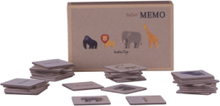 Safari Memo Toys Puzzles And Games Games Memory Multi/patterned Barbo Toys