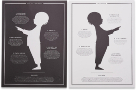 Karin & Johan - Hlr & Luftvägsstopp 30X40Cm Par Home Kids Decor Posters & Frames Posters Text Posters Multi/mønstret Kunskapstavlan®*Betinget Tilbud