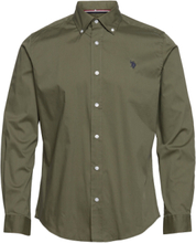Uspa Shirt Flex Calypso Men Tops Shirts Casual Khaki Green U.S. Polo Assn.