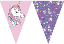 230 cm Banner med Vimplar - Minnie Unicorn