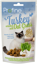 Profine Semi Moist Snack Turkey & Oat Grass Kattgodis - 50 g
