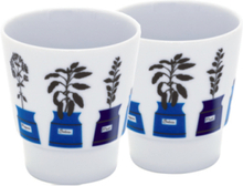 Persons Spice Cabinet Mug, 2-Pack Home Tableware Cups & Mugs Coffee Cups Blue Almedahls