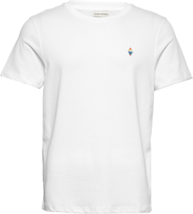 Panos Emporio Element Love Tee T-shirts Short-sleeved Hvit Panos Emporio*Betinget Tilbud