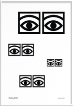 Ögon Black Several Eyes Home Decoration Posters & Frames Posters Black & White Multi/patterned Olle Eksell