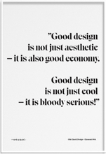 Design = Ekonomi Quote Home Decoration Posters & Frames Posters Black & White Multi/patterned Olle Eksell