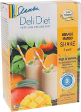Slanka Ateriankorvike Appelsiini & Mango Shake 6-Pack