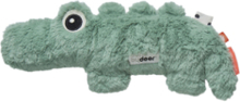 Cuddle Cute Croco Toys Soft Toys Stuffed Animals Grønn D By Deer*Betinget Tilbud