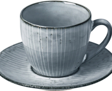 Kop M/Underkop 'Nordic Sea' Home Tableware Cups & Mugs Espresso Cups Blue Broste Copenhagen