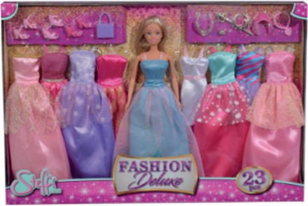 Steffi Love Mode Deluxe Lekesett Toys Dolls & Accessories Dolls Multi/mønstret Simba Toys*Betinget Tilbud