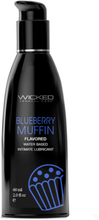 Wicked Aqua Blueberry Muffin Flavored Lubricant 60 ml