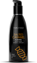 Wicked Aqua Salted Caramel Flavored Lubricant 60 ml