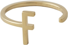 Design Letters Ring Gold A-Z F