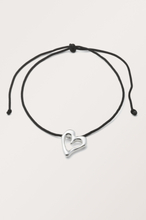 Heart Necklace - Black