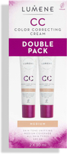 Lumene CC Color Correcting Cream SPF 20 Duo Set Medium