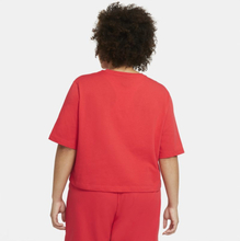 Nike Plus Size - Sportswear Swoosh Women's Short-Sleeve Top - Red