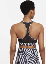 Nike Dri-FIT Swoosh Icon Clash Women's Medium-Support 1-Piece Pad Longline Sports Bra - Black