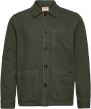 Barney Worker Jacket Olive Overshirts Grønn Nudie Jeans*Betinget Tilbud