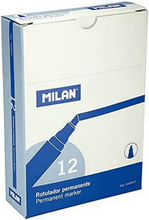 Permanent markörpenna Milan Blå PVC