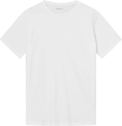 Knowledge Cotton Apparel Knowledge Cotton Apparel Agnar Basic T-Shirt Bright White Kortermede trøyer M