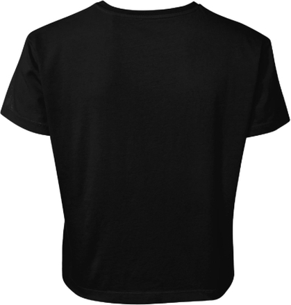 Justice League Flash Logo Women's Cropped T-Shirt - Black - M