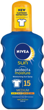 Nivea Sun Protect & Moisture Sun Spray SPF 15 200 ml