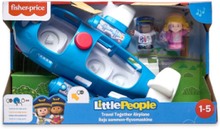 Little People Travel Together Airplane Toys Toy Cars & Vehicles Toy Vehicles Planes Multi/mønstret Fisher-Price*Betinget Tilbud