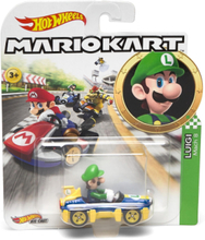 Mario Kart Luigi, Mach 8 Vehicle Toys Toy Cars & Vehicles Toy Cars Multi/patterned Hot Wheels