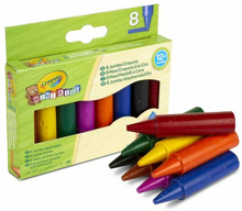 Tjocka färgpennor Crayola Jumbo Plast 8 Delar
