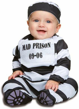 Maskeraddräkt bebis My Other Me Mad Prison 0-6 månader