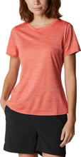 Columbia Montrail Women’s Alpine Chill Zero Technical T-Shirt Red Hibiscus Heather Kortärmade träningströjor S