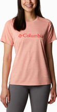 Columbia Montrail Women´s Zero Rules Graphic Crew Coral Reef Heather Gem Columbia T-shirts S