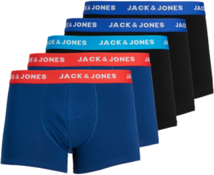 Jack & Jones Boxershorts JACLEE Trunks 5-pack Blauw / Zwart-XL